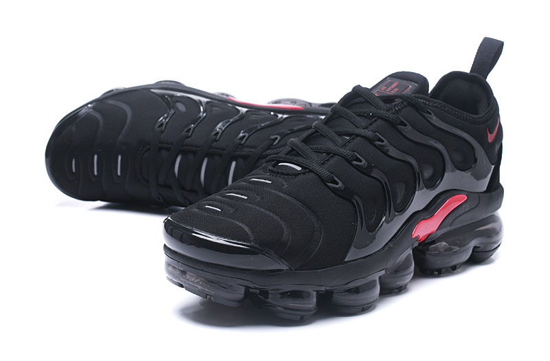 Men Nike Air Max TN Plus Black Red Shoes - Click Image to Close